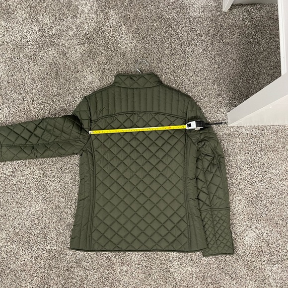 Faded Glory Quilted Army Green Jacket- EXCELLENT CONDITION sz Small - Picture 8 of 8